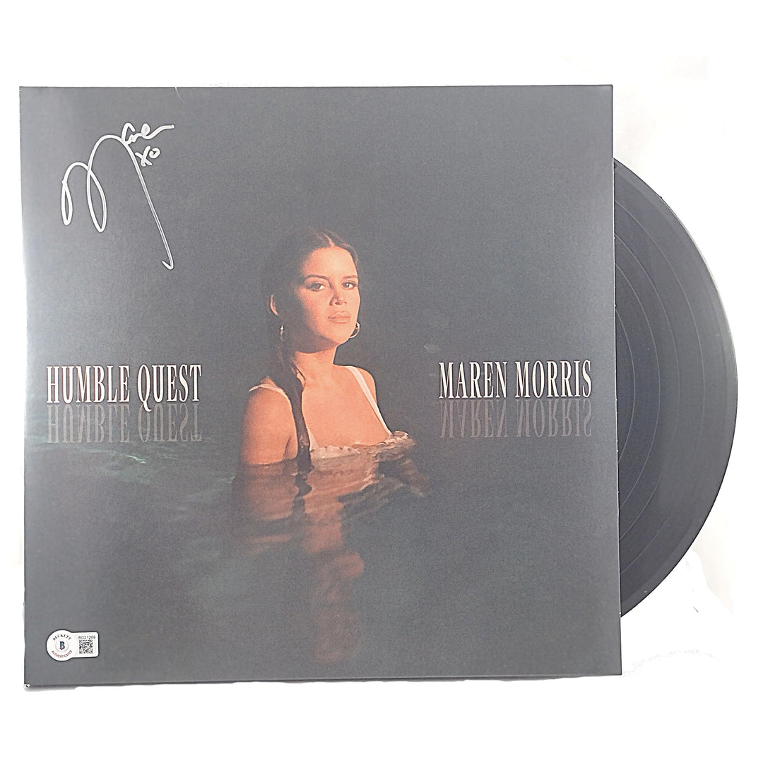Maren Morris Signed Humble Quest Vinyl Record Album Cover Beckett Cert