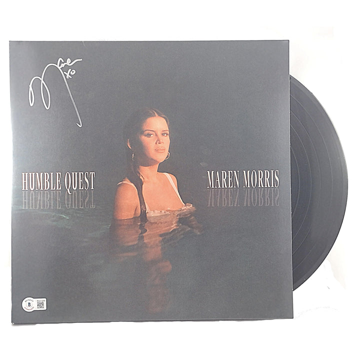 Maren Morris Signed Humble Quest Vinyl Record Album Cover Beckett Cert