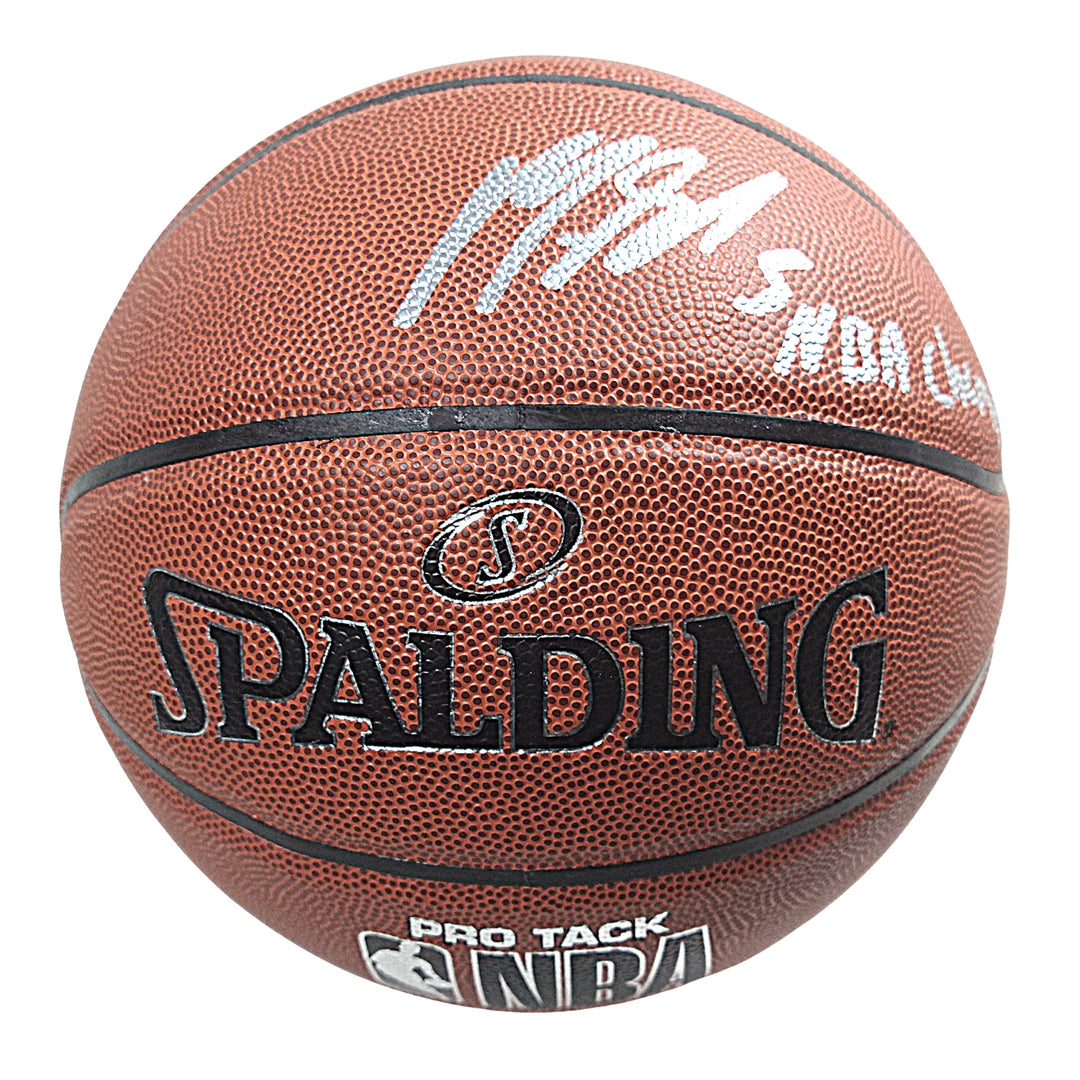 Marreese 'Mo' Speights Signed NBA Basketball, Golden State Warriors, Proof, Beckett COA