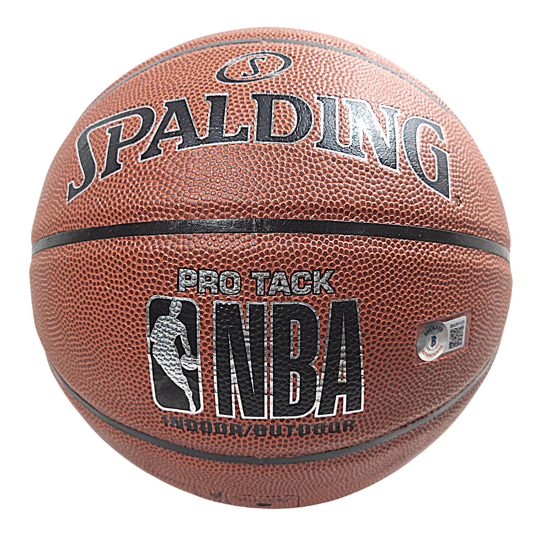 Marreese 'Mo' Speights Signed NBA Basketball, Golden State Warriors, Proof, Beckett COA