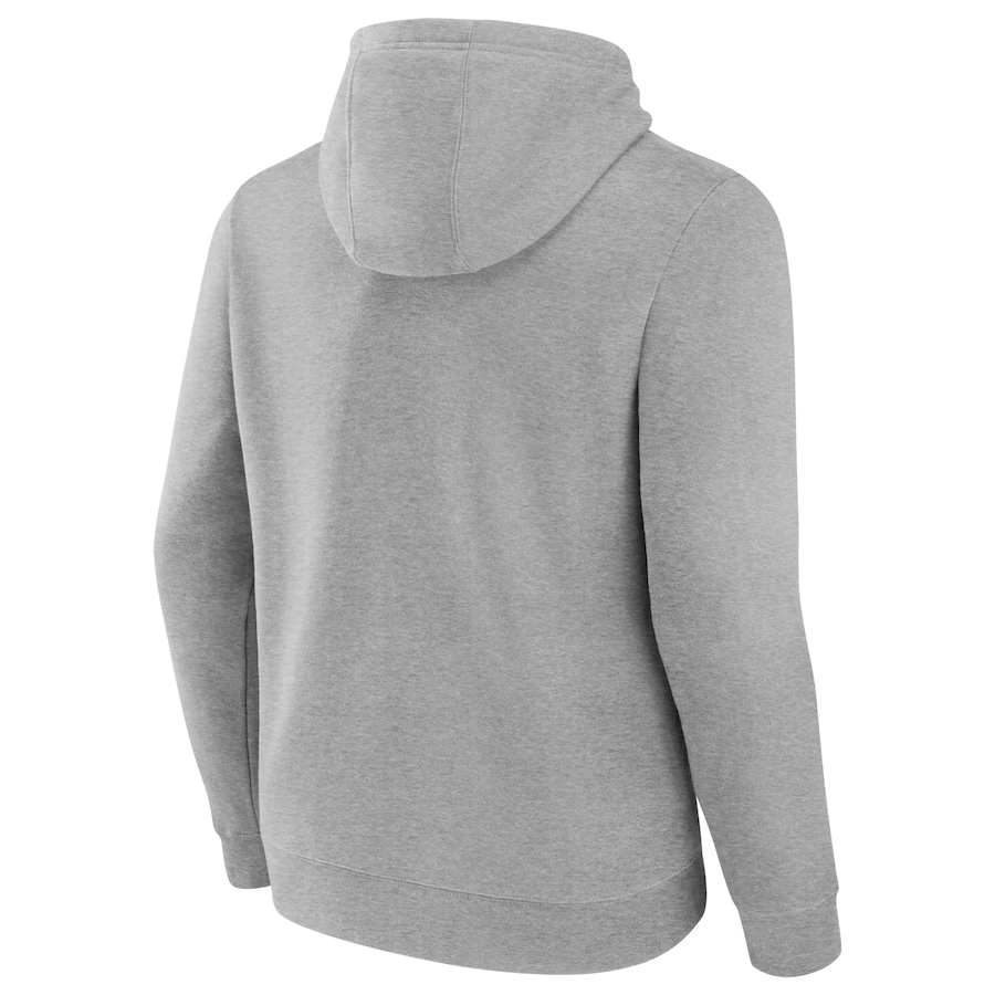 Men's New York Yankees Fanatics Heather Gray 2024 American League Champions Locker Room Pullover Hoodie
