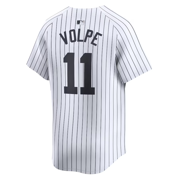 New York Yankees Anthony Volpe Nike White Home Limited Player Name Jersey