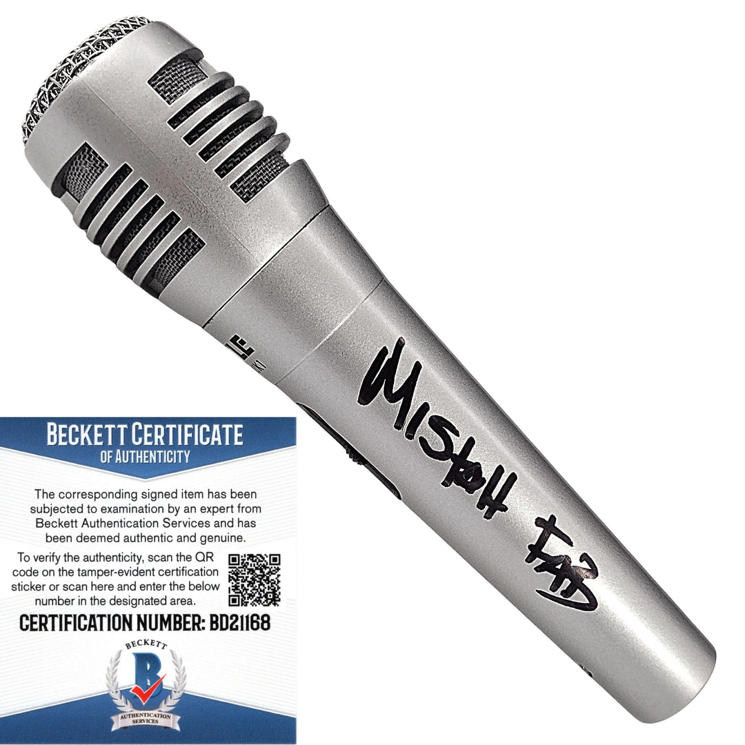 Mistah F.A.B. Signed Microphone West Coast Hyphy Rapper Proof Photo Beckett COA