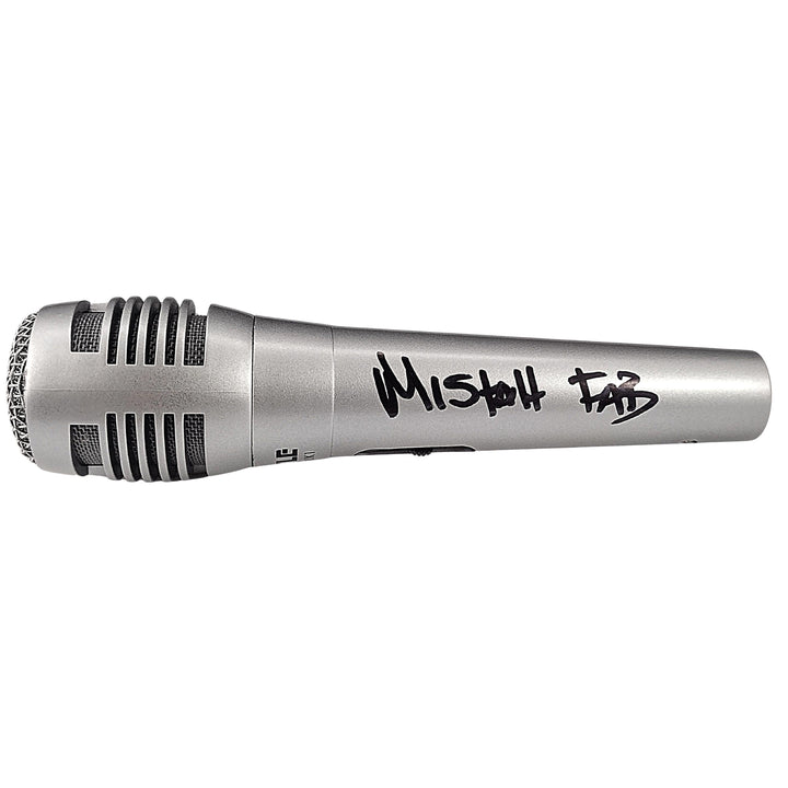 Mistah F.A.B. Signed Microphone West Coast Hyphy Rapper Proof Photo Beckett COA