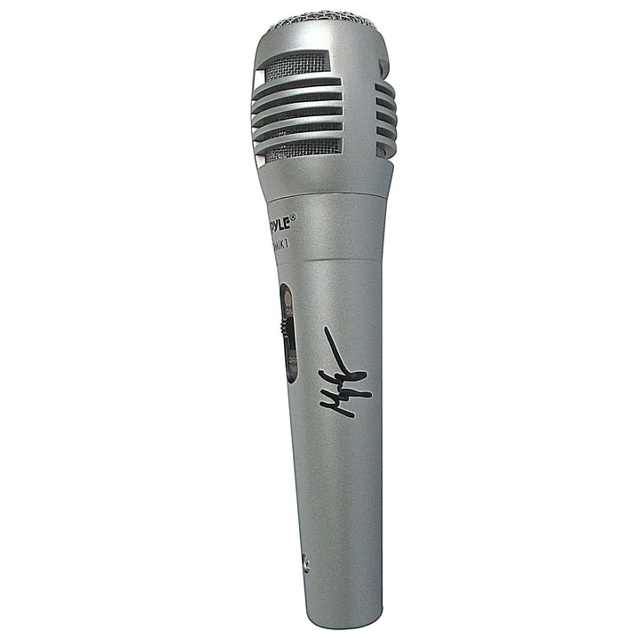 Morgan Evans Signed Microphone Country Music Proof Photo Beckett Authentic Auto COA