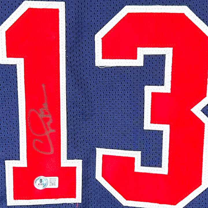 Chris Mullin Signed USA Olympic Basketball Jersey (Beckett)