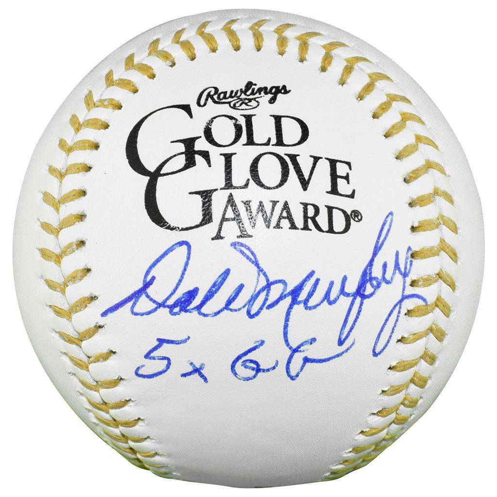 Dale Murphy Signed 5x GG Inscription Rawlings Official MLB Gold Glove Baseball (BECKETT)