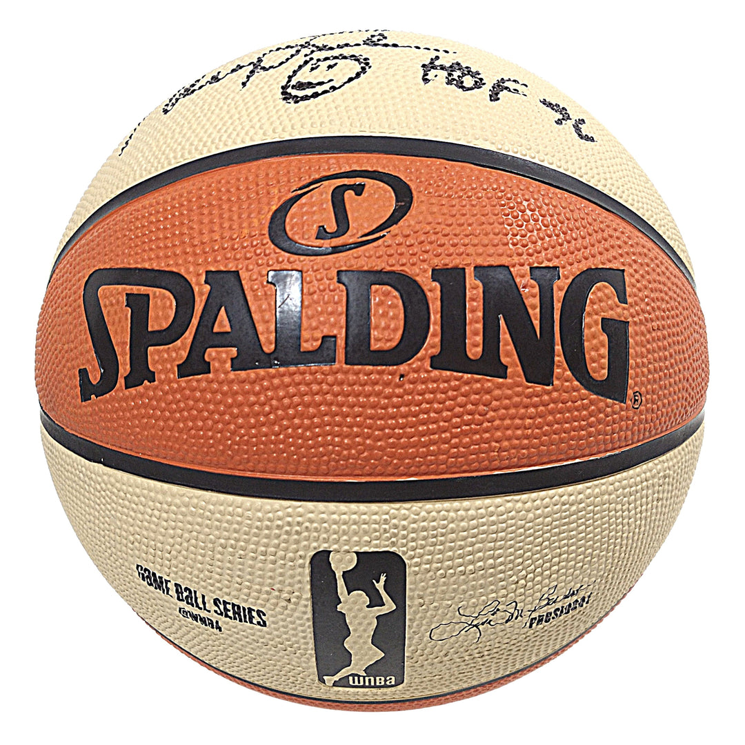 Nancy Lieberman Signed Spalding WNBA Basketball, Phoenix Mercury, Proof Photo, Beckett