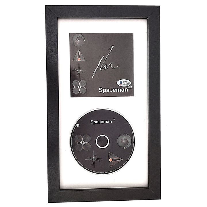 Nick Jonas Signed Spaceman CD Album Cover Insert Framed Beckett Authentic Auto COA