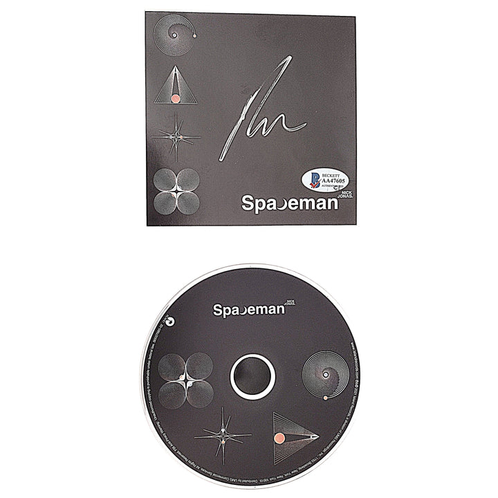 Nick Jonas Signed Spaceman CD Album Cover Insert Framed Beckett Authentic Auto COA