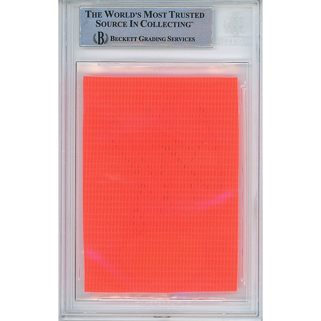 Chad Pennington New York Jets Signed Football Pylon Cut Beckett Authentic Auto Slab