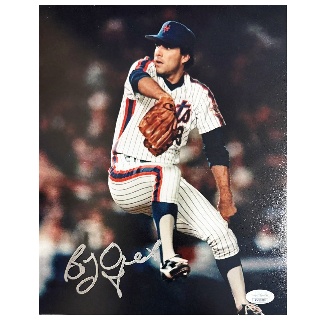 Bob Ojeda Signed New York Pose 2 Baseball 8x10 Photo (JSA)