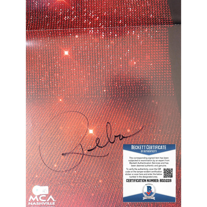 Reba McEntire Signed 36x24 Inch Poster Country Music TV Star Beckett Authentic Auto COA