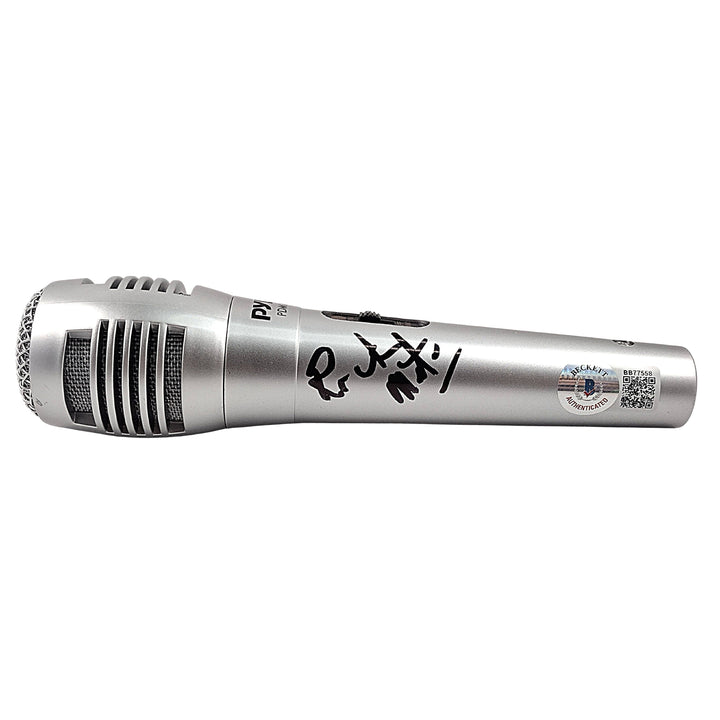 Ricky Morton Signed Microphone WWE Wrestling Rock N Roll Express Beckett COA Proof