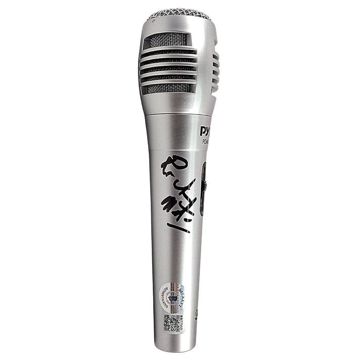 Ricky Morton Signed Microphone WWE Wrestling Rock N Roll Express Beckett COA Proof