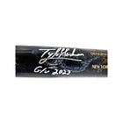 Tyler Hardman New York Yankees Autographed Burgundy/Black Louisville Slugger AA Game Used Bat (CX Auth / Hardman LOA)