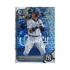 Oswaldo Cabrera New York Yankees Autographed 2022 Bowman Chrome Mega Box Mojo Refractor (CX Auth)