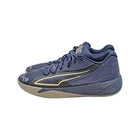 Breanna Stewart Seattle Storm Autographed 2022-23 Turkish League Season Game Worn Pair of Puma Navy/Gold Athlete Exclusive Sneakers (Stewart LOA)