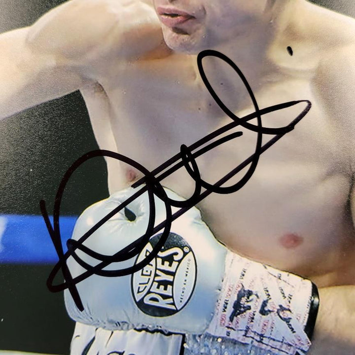 Oscar Duarte signed 11x14 photo boxing autograph ~ Beckett BAS Holo