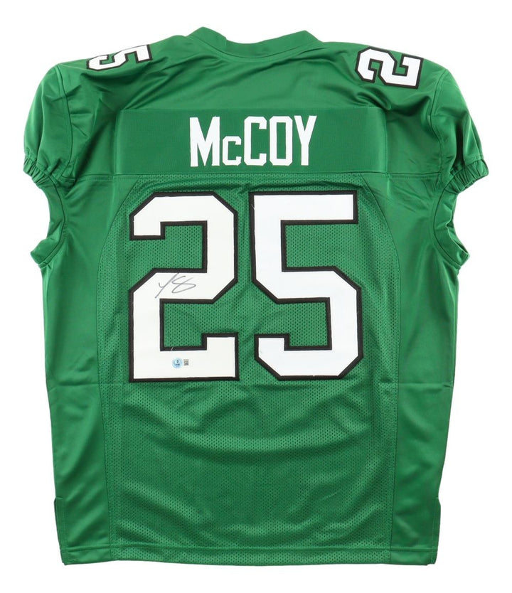 LeSean McCoy Philadelphia Signed Kelly Green Pro-Cut Jersey BAS