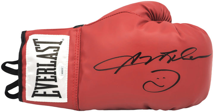 Sugar Ray Leonard Signed Red Everlast Boxing Glove Right Handed RH JSA