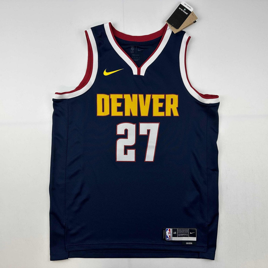 Signed Jamal Murray Denver Nuggets Blue Swingman Jersey Fanatics COA