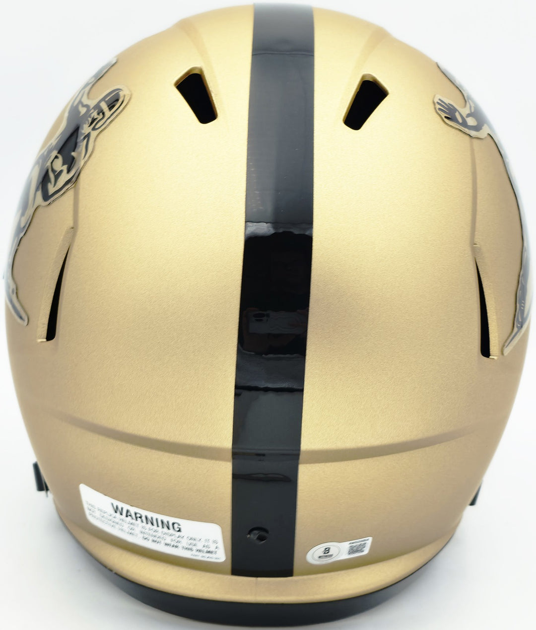 Johnny Manziel Auto Texas A&M Gold Full Size Speed Rep Helmet Heisman Logo 12 HT