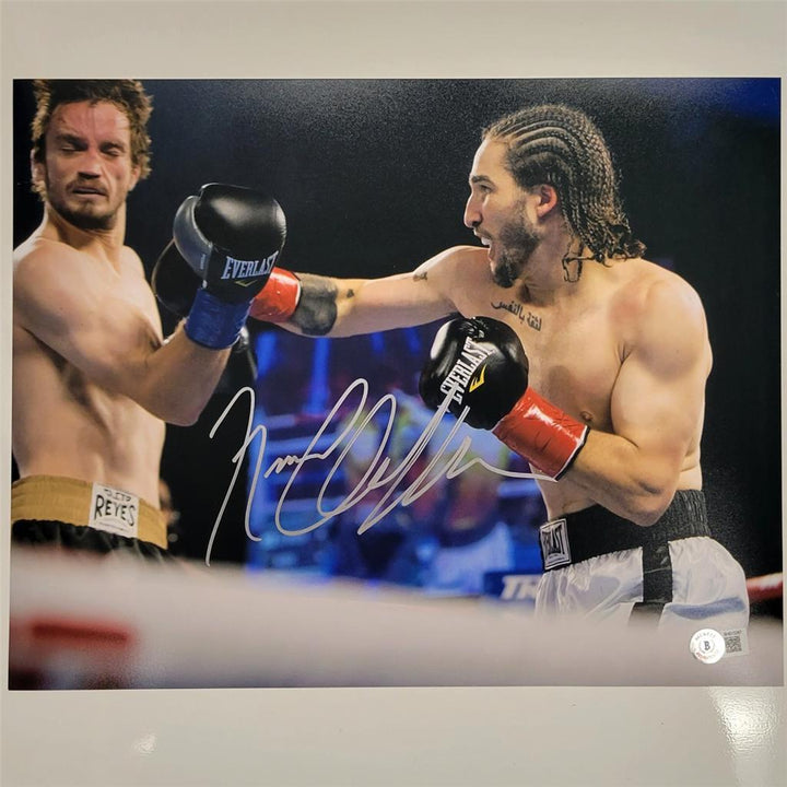 Nico Ali Walsh signed 11x14 photo #1 boxing autograph ~ Beckett BAS Holo