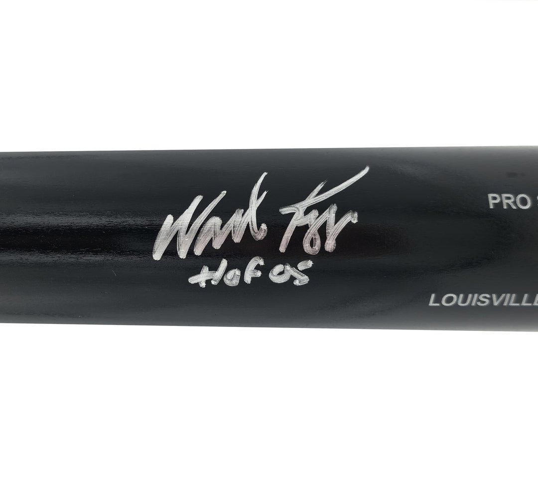 Wade Boggs Auto Black L Slugger Pro Stock Baseball Bat Red Sox HOF 05 Beckett