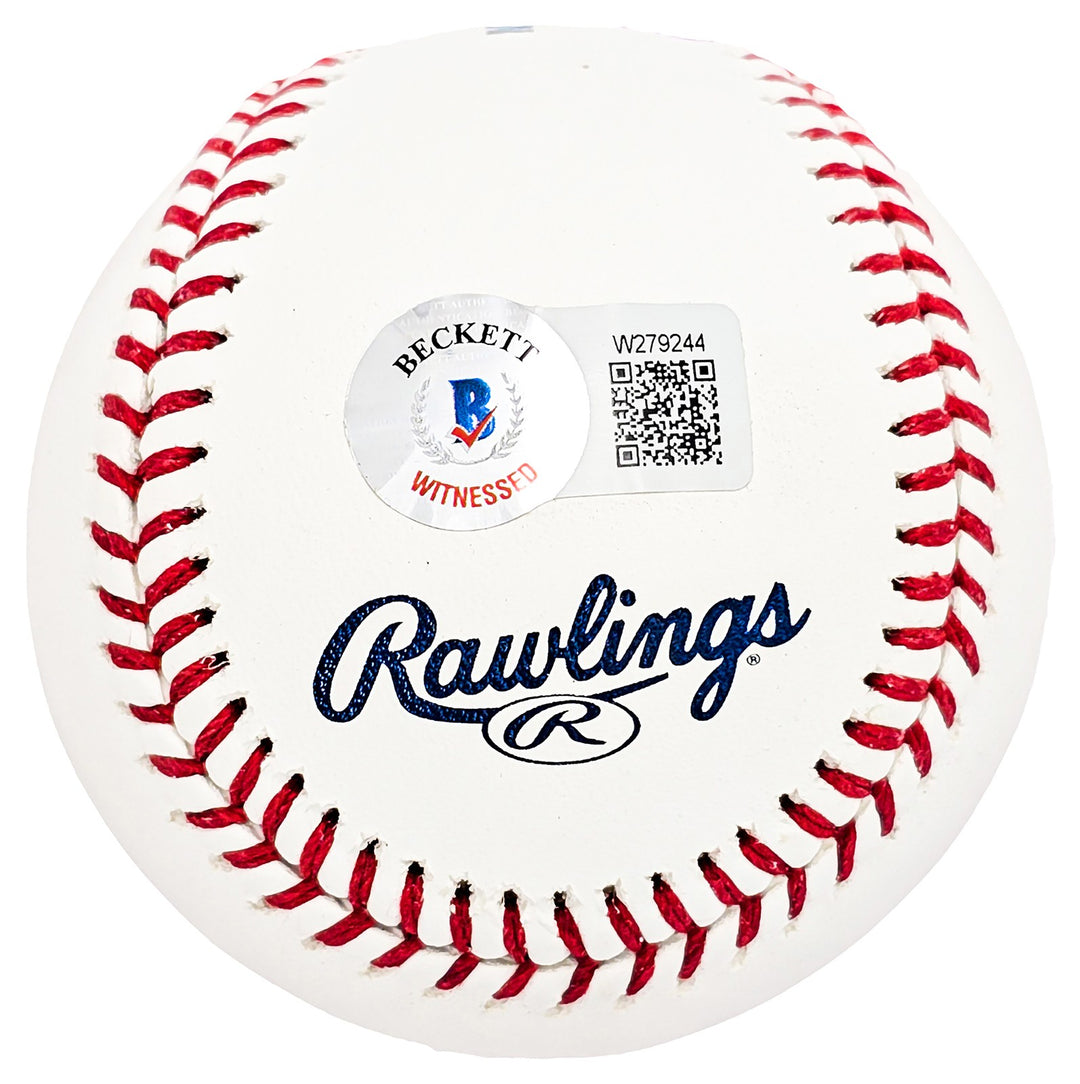 Miguel Cabrera Signed Official HOF Logo Baseball Detroit Tigers Beckett Wit