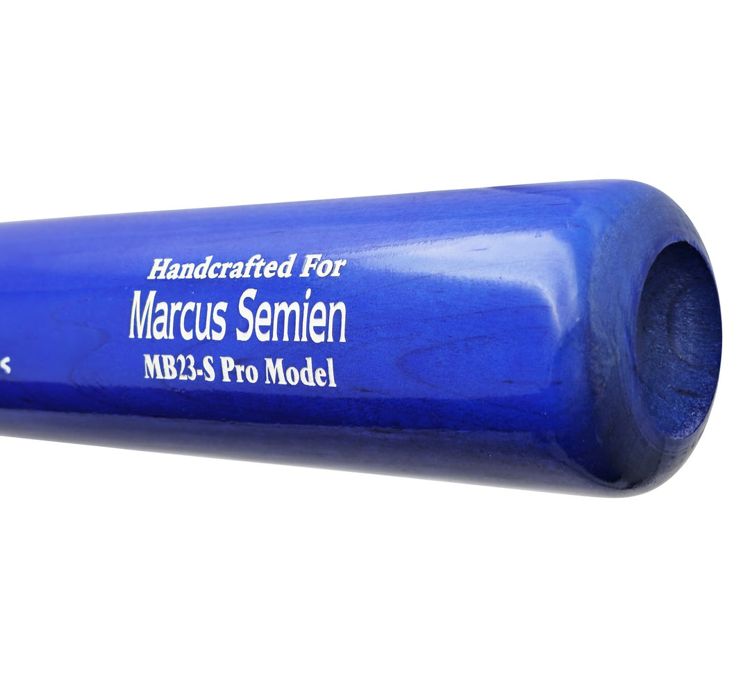 Marcus Semien Auto Blue Marucci Player Model Baseball Bat Rangers WS Champ BAS