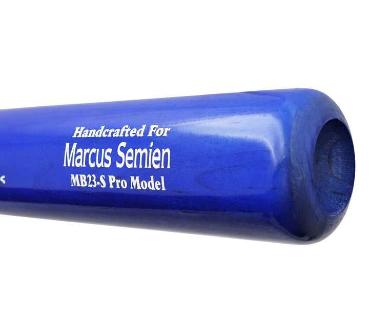 Marcus Semien Auto Blue Marucci Player Model Baseball Bat Rangers WS Champ BAS