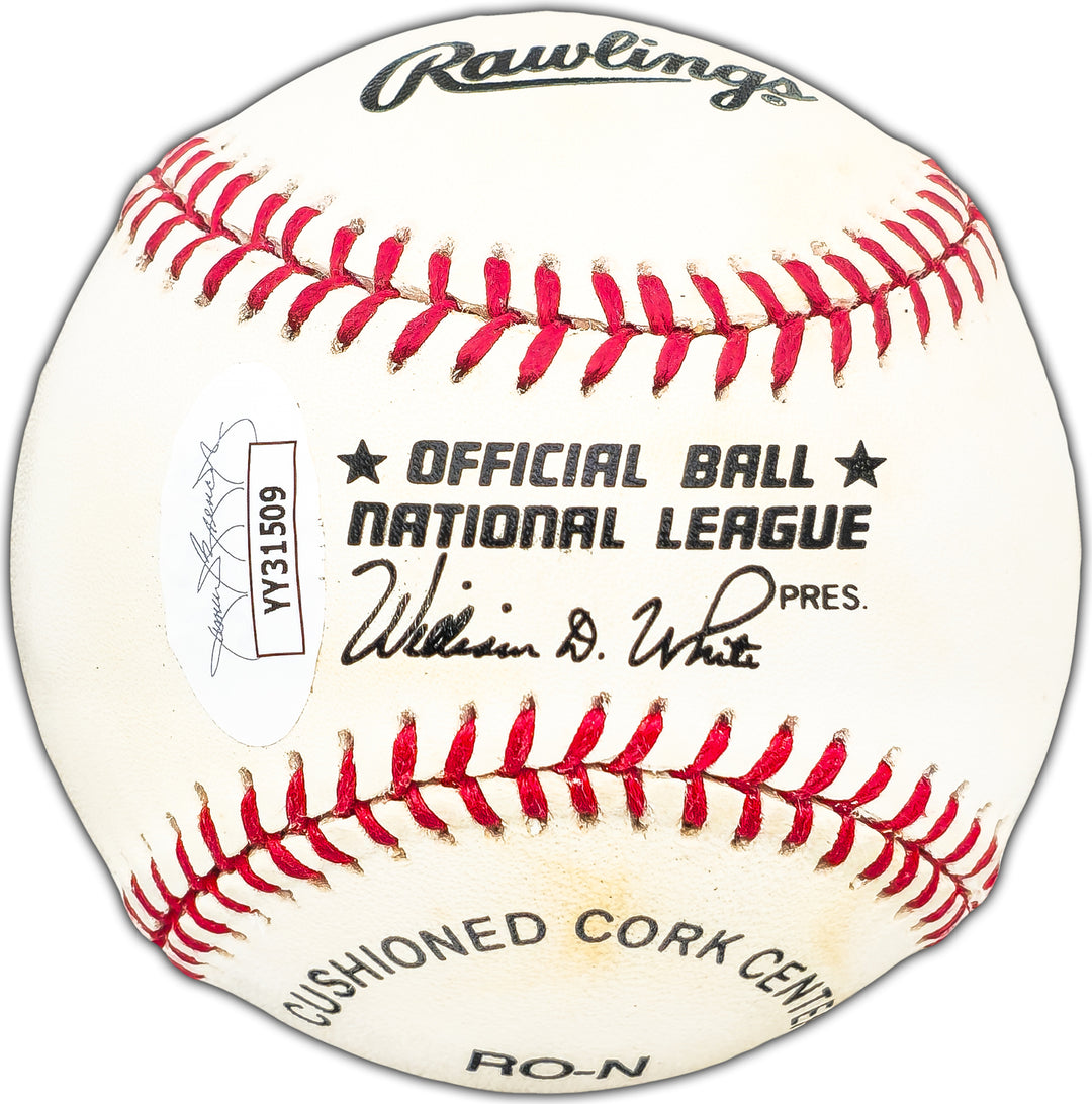 Curt Flood Autographed Signed NL Baseball Cardinals Single Signed JSA #YY31509