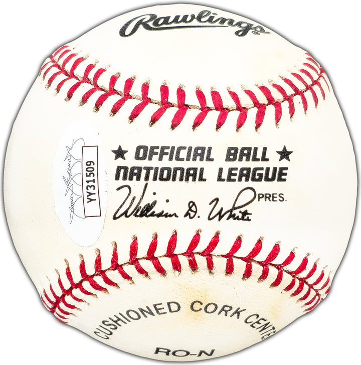 Curt Flood Autographed Signed NL Baseball Cardinals Single Signed JSA #YY31509