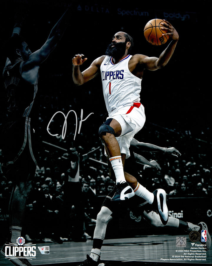 James Harden Signed 16x20 Photo Los Angeles Clippers Fanatics Holo