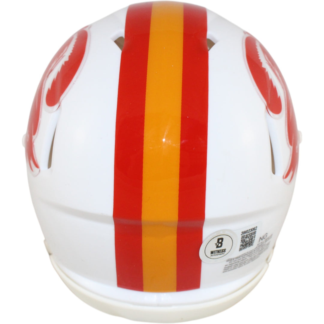 John Lynch Autographed Tampa Bay Buccaneers TB Mini Helmet HOF Beckett 51447