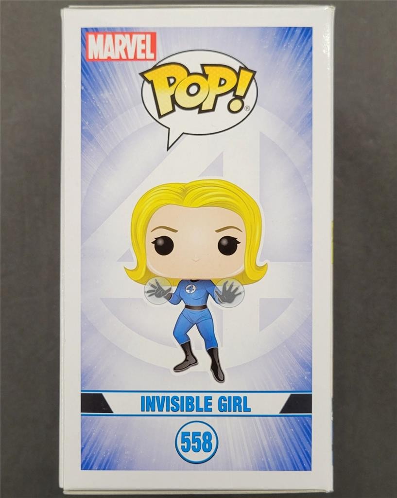 Jessica Alba signed Invisible Girl Funko Pop! 558 Fantastic Four autograph C JSA