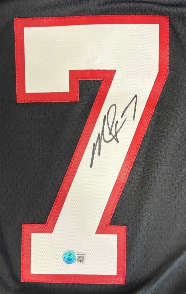 Michael Vick Signed Atlanta Falcons Mitchell & Ness NFL Legacy Jersey BAS ITP