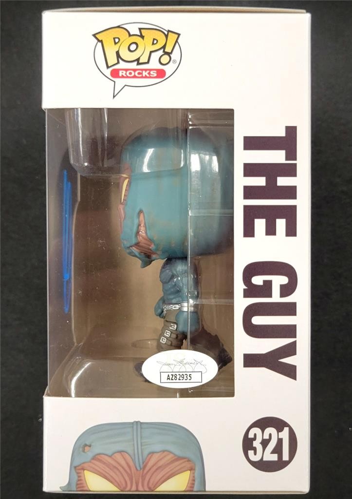 David Draiman signed Disturbed The Guy Funko Pop! 321 vocalist autograph ~ JSA