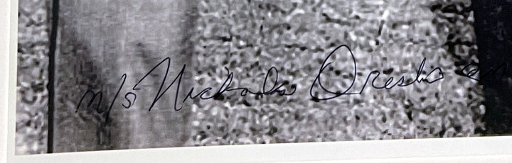 Nicholas Oresko signed WWII Medal of Honor/Purple Heart 8.5x11 Photo- JSA