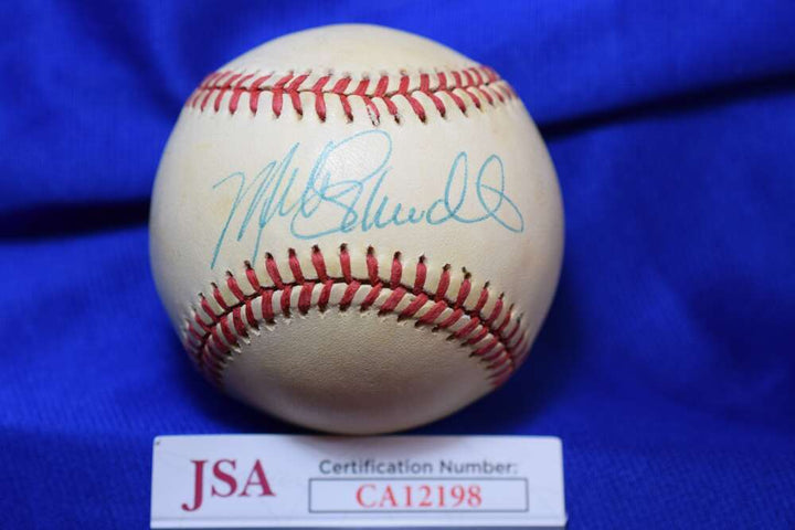 Mike Schmidt JSA Coa Autograph National League Signed Baseball