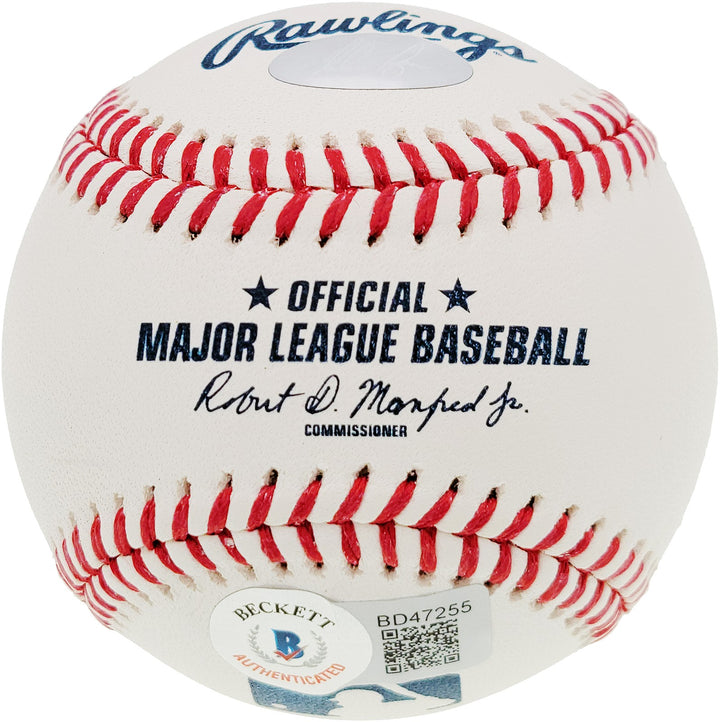 Nolan Ryan Signed Official MLB Baseball Texas Rangers "HOF 99" Beckett BAS