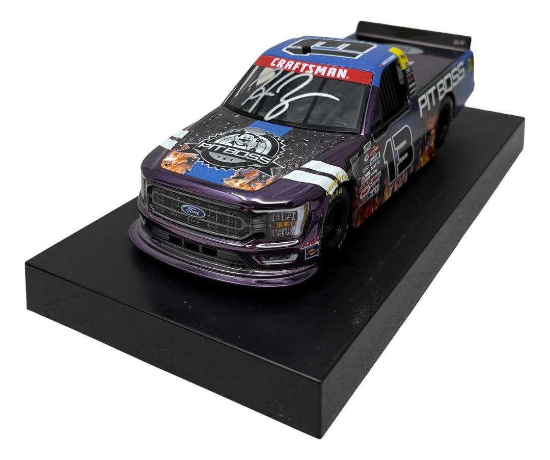 Hailie Deegan Signed 1:24 NASCAR Pit Boss Grills Die-Cast Truck PSA/DNA