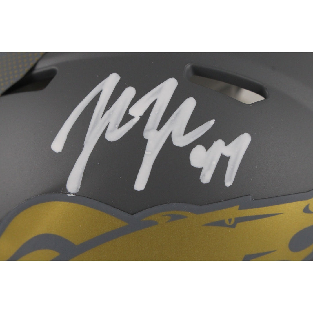 John Lynch Autographed Tampa Bay Buccaneers Slate Mini Helmet Beckett 49981