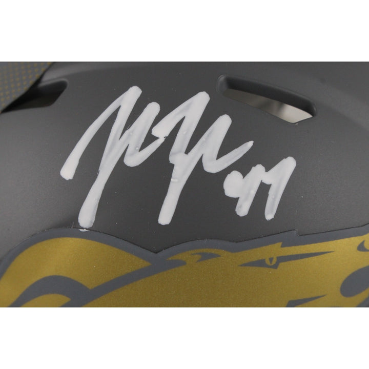 John Lynch Autographed Tampa Bay Buccaneers Slate Mini Helmet Beckett 49981