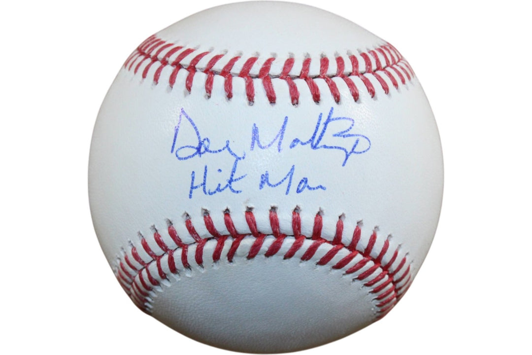 Don Mattingly Autographed New York Yankees OML Baseball Hit Man Beckett 55368
