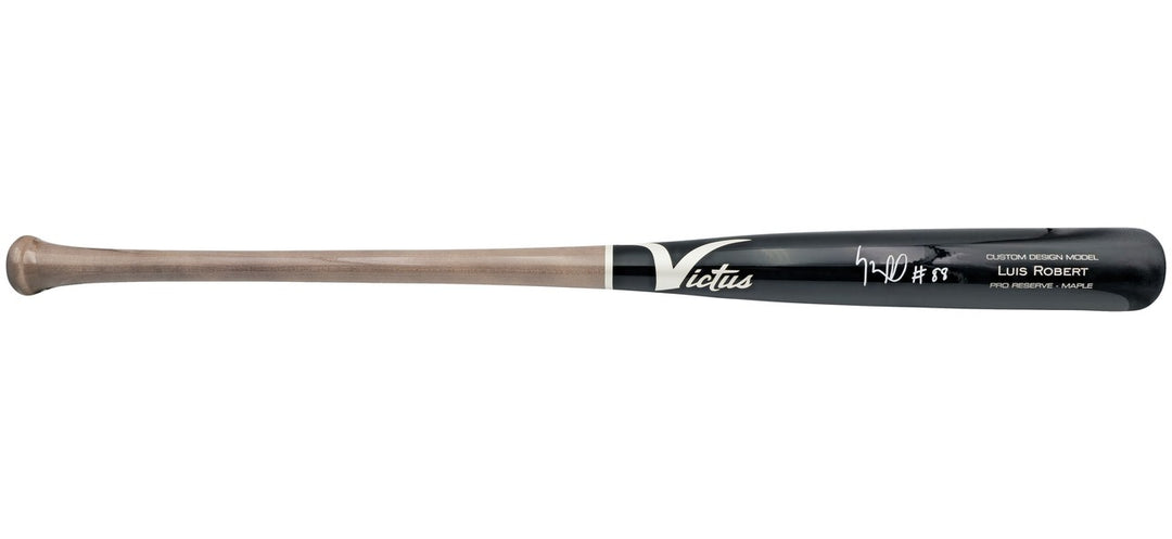 Luis Robert Jr Auto Black Gray Victus Player Model Baseball Bat Sox Beckett