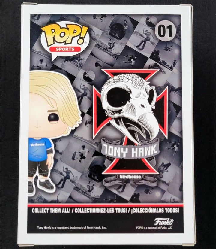 Tony Hawk signed Birdhouse Skate Funko Pop! Figure #1 autograph ~ Beckett BAS