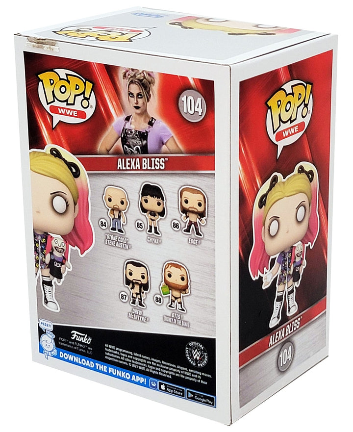 Alexa Bliss Autographed Signed Funko Pop #104 Vinyl Figurine Beckett Witness