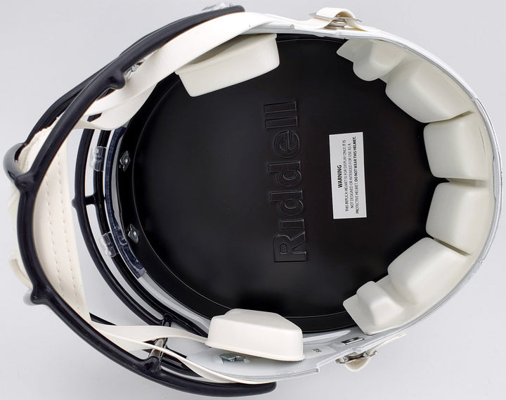 Russell Wilson Signed Seahawks Flat Matte White Full Size Speed Replica Helmet